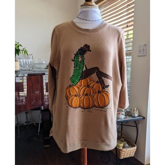 NWT   Kiss & Fly soft fleece pullover 3/4 sleeve top   SZ 1X - Picture 14 of 14